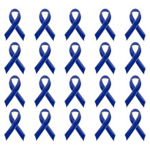 Pack of 20pcs Alloy Public Ribbon Corsage Pin 4cm Size-Blue
