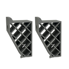 Space Efficient Ski Rack Holder For Indoor Storage-S Gray