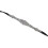 Cintura da sposa con strass 55 g 2,6 m nera con perline 3