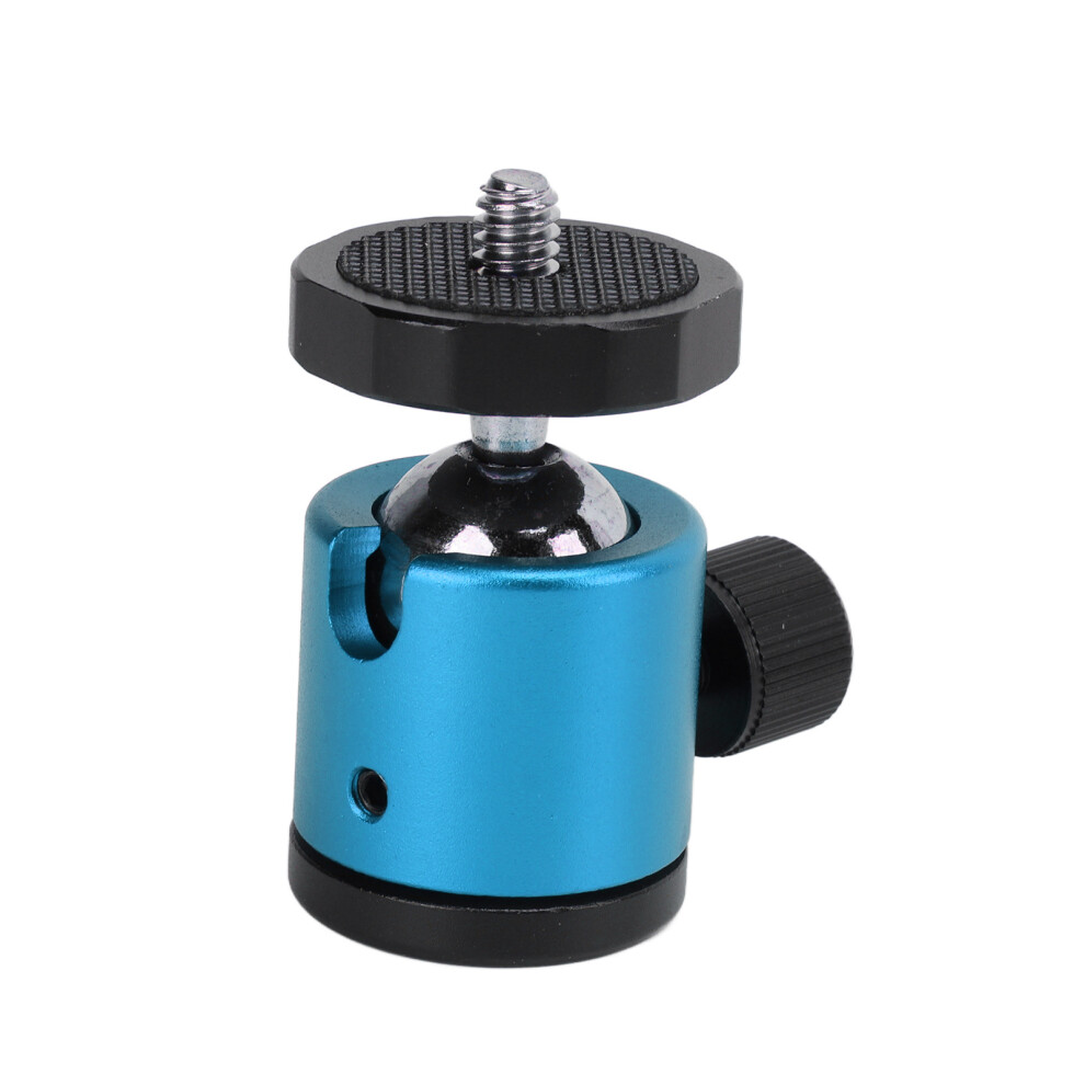 Aluminum Alloy 360 Rotating Camera Tripod Ball Head For Slr, Blue 6931357970088