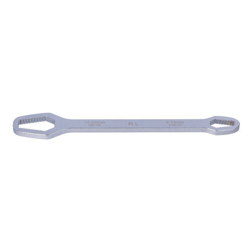 Clé universelle de qualité professionnelle 8-22mm, à double extrémité, auto-serrante, argentée 1