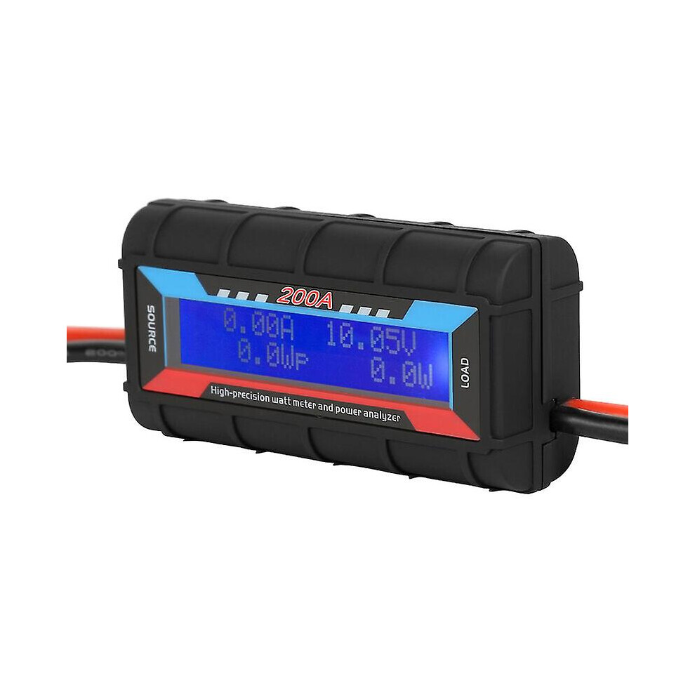 Kikidex (As Show, One Size) Msbd High Precision Rc Digital Wattmeter Power Analyzer Battery Voltage Checker