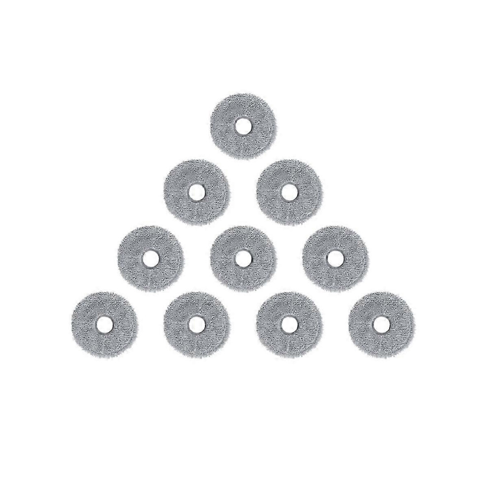 Kikidex (As Show, One Size) 10Pcs For 3S B108cn Robot Vacuum Cleaner Mop Pad Spare Parts Accessories