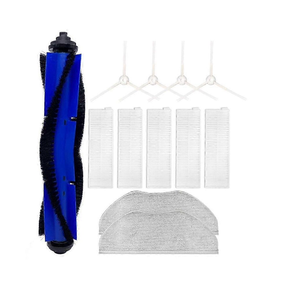 Kikidex (As Show, One Size) Side Brush Hepa Filter For Rowent X-Plorer Serie 95 Rg7975wh Rg7987 Robotic Vacuum Cleaner Accessor