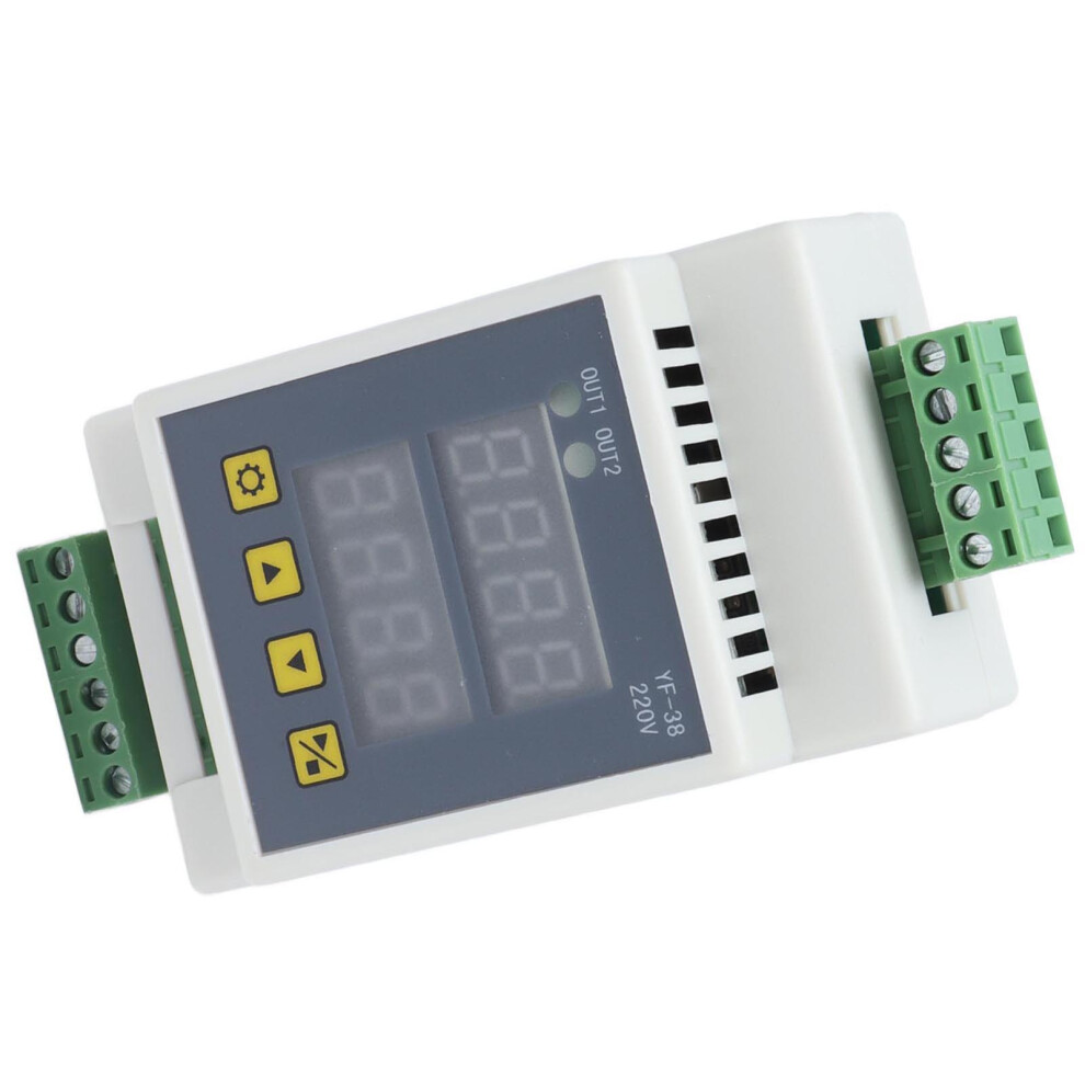 Delay Relay Pulse Trigger Cycle Switch Yf-38Ac220v, 10A, Adjustable 0.01S-999Min 8431357971309