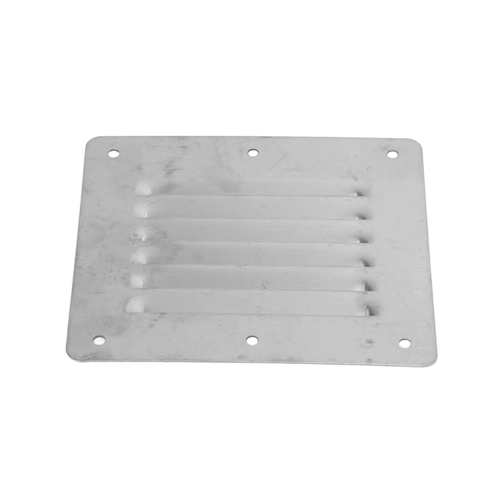 Stainless Steel Rectangular Louvered Air Vent Grill 127X115mm 9381357971795