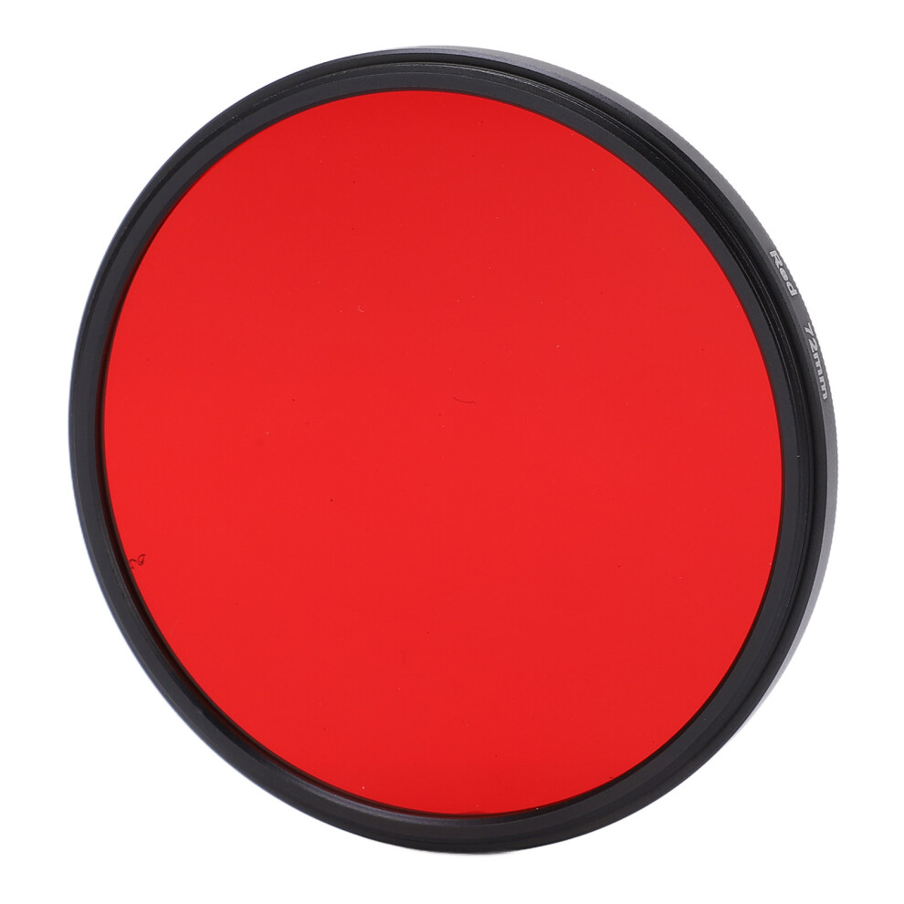 Full Color Lens Filter 72Mm For Dslr Camera High Definition Photography Red 8711357972491