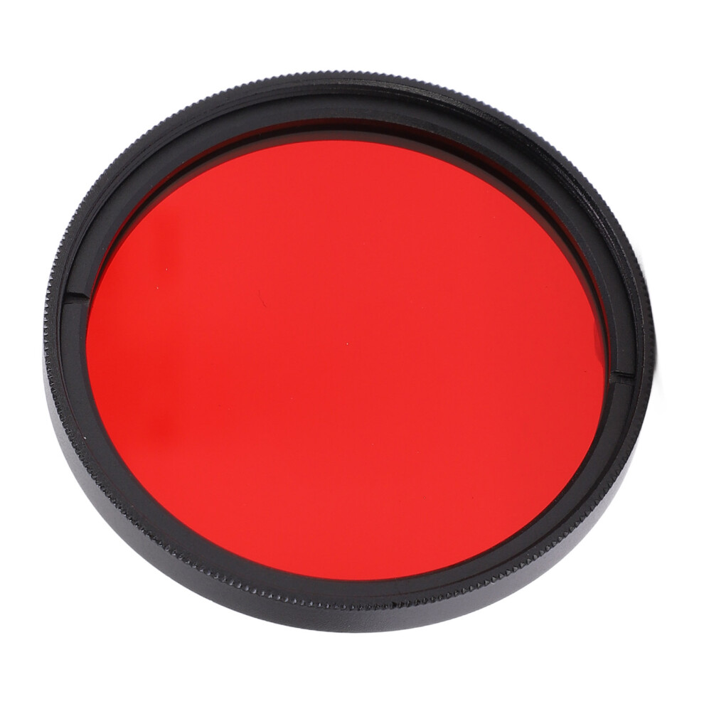 Waterproof 46Mm Full Lens Filter Optical Glass For Nikon Camera Red 8751357972596