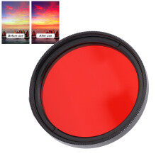 Nikon 40,5 mm Wasserdichter roter Objektivfilter für Kamera, optisches Glas, UV-Schutz