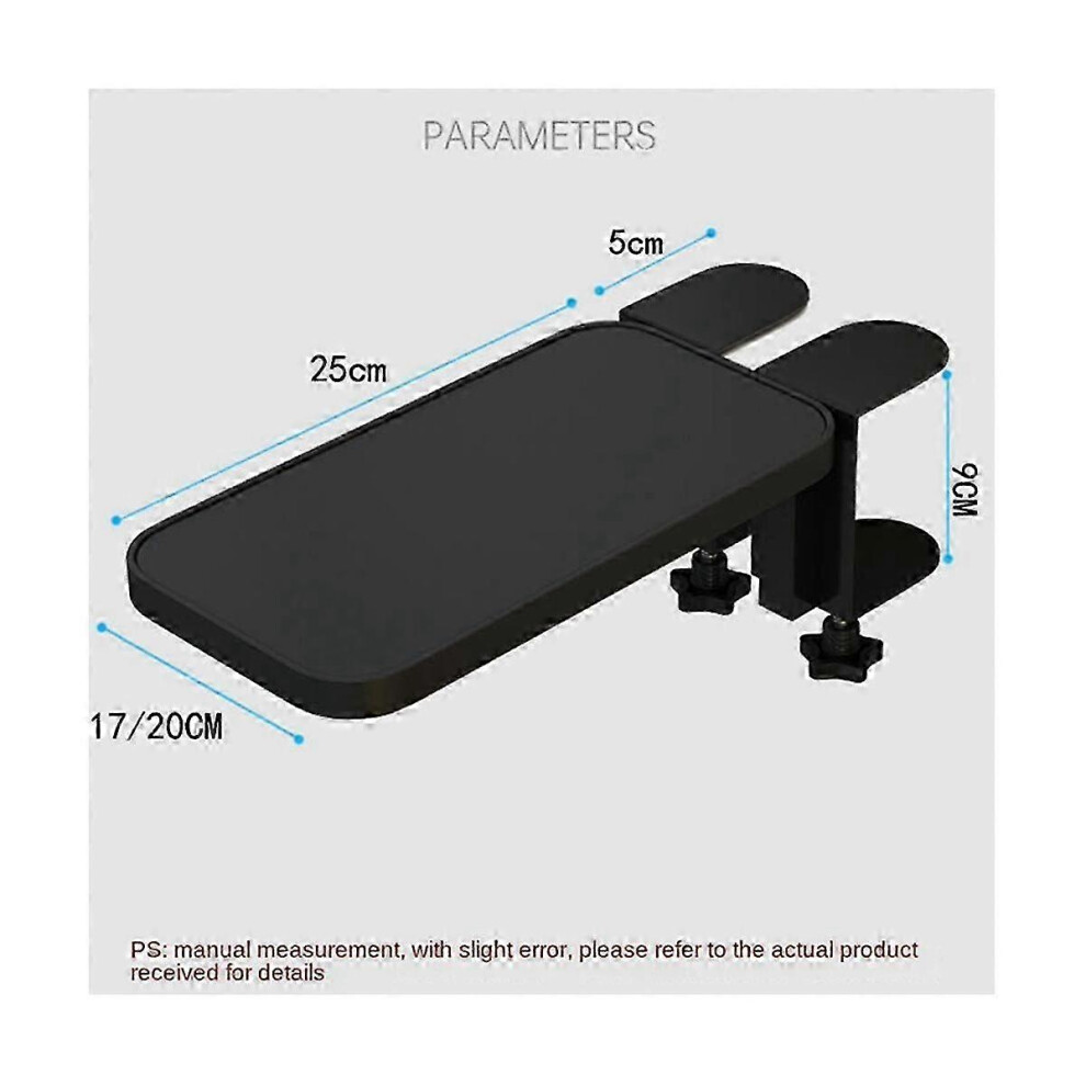 Kikidex (As Show, One Size) Armrest Pad Desk Computer Support Mouse Pad Wrist Support Arm Bracket Folding Keyboard Elbow Suppor