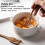 Reusable Wooden Salad Servers Set 2 Pcs Kitchen Flatware Durable for Home Use 4