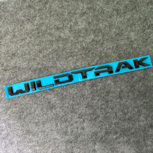 (black) Ford Ranger WILDTRAK Matte Black Boot Car Badge Adhesive