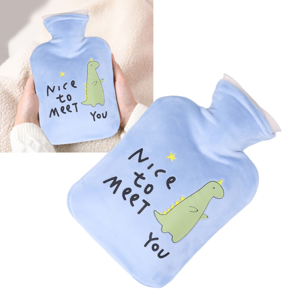 Blue Warm Water Bag Hand & Feet Warmer 1000Ml Leakproof Design