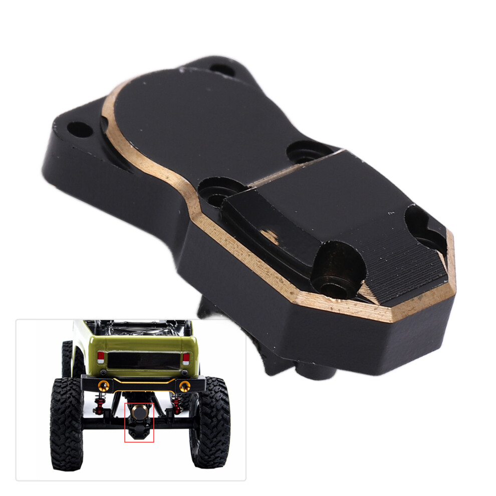 Brass Differential Cover 1/24 For Axial Scx24 Axi90081 Black 7891357975881