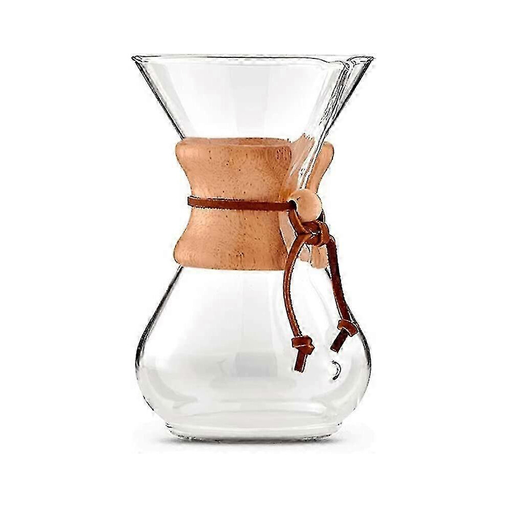 Kikidex (As Show, One Size) Chemex Coffee Bottle With Wooden Neck Brown