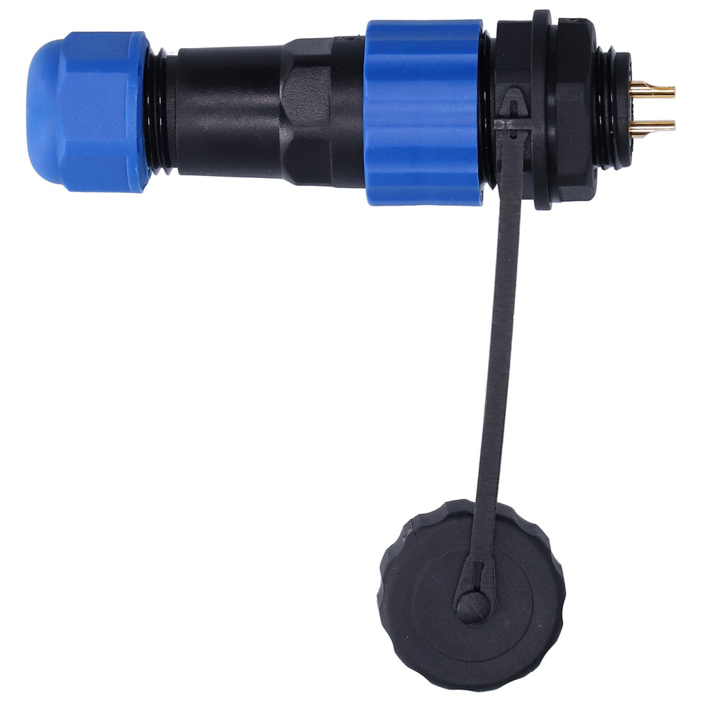 Aviation 2-Pin Plug Socket Ip68, Durable, Corrosion-Resistant, 10A 9351357976854