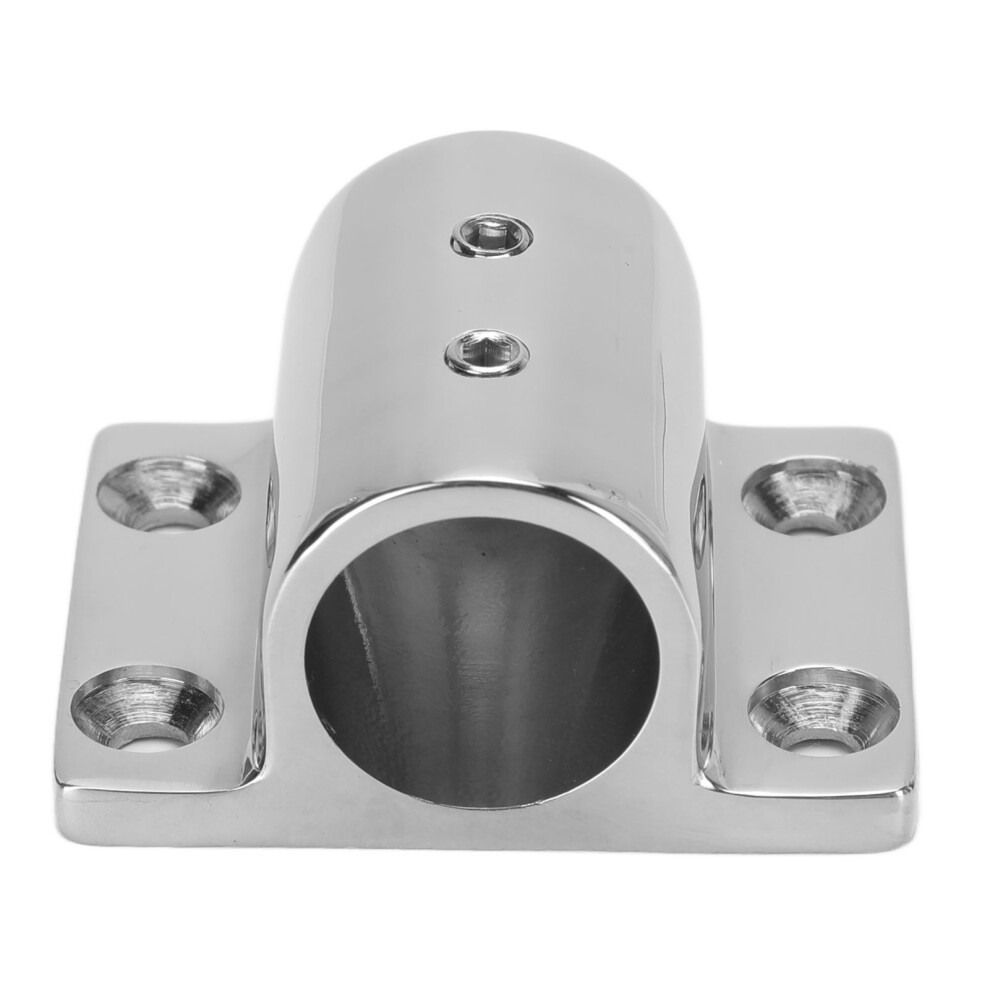 Boat Yacht Hand Rail Mount 316 Stainless Steel Rectangular Stanchion Base 7/8In 4661357977191