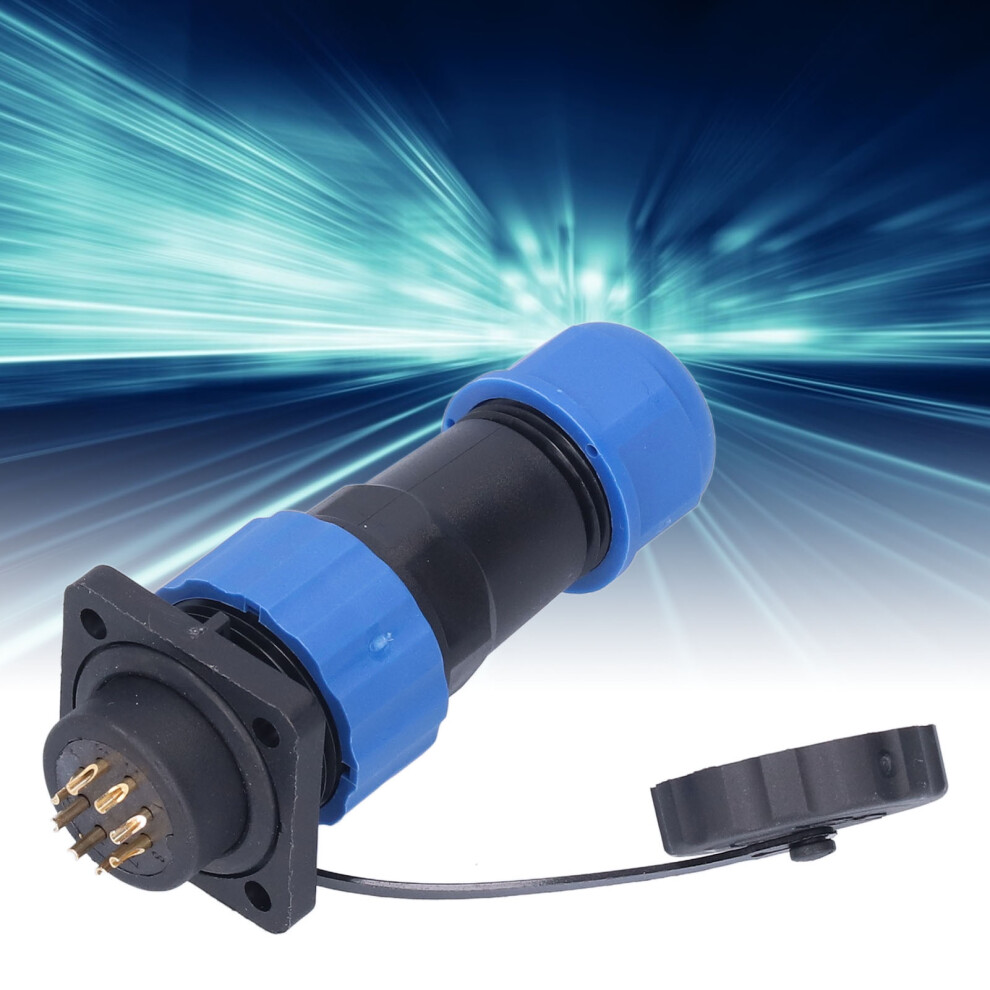 Waterproof Square Aviation Power Connector 250V 5A Ip68 M20 X 1.5Mm 6921357977118