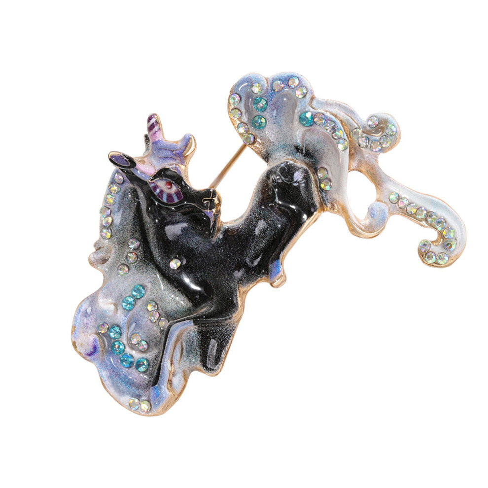 Black Alloy Horse Brooch Chinese New Year Inspired Designs