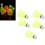 5 PCS Night Glow Badminton 30mah Hohe 11