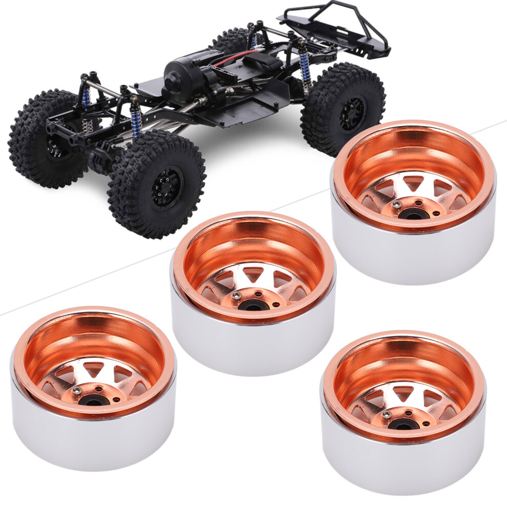 4pcs 1.9 Inch Steel Alloy RC Wheel Rims for 1/10 Climbing Car Gold-image-OPC-PMR6M5B-NEW