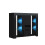Creative Furniture Harbor Sideboard 97cm - Black with Gloss Doors 7