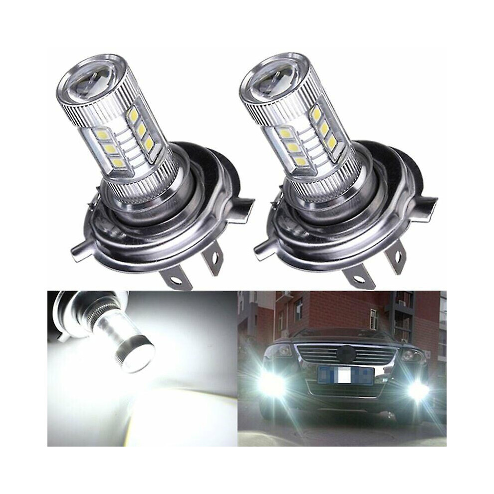 Kikidex (As Show, One Size) H4 9003 Hb2 80W 8000Lm 8000K Led Headlight Bulb Kit For Fog Lights, Low Beams, Pack Of 2.