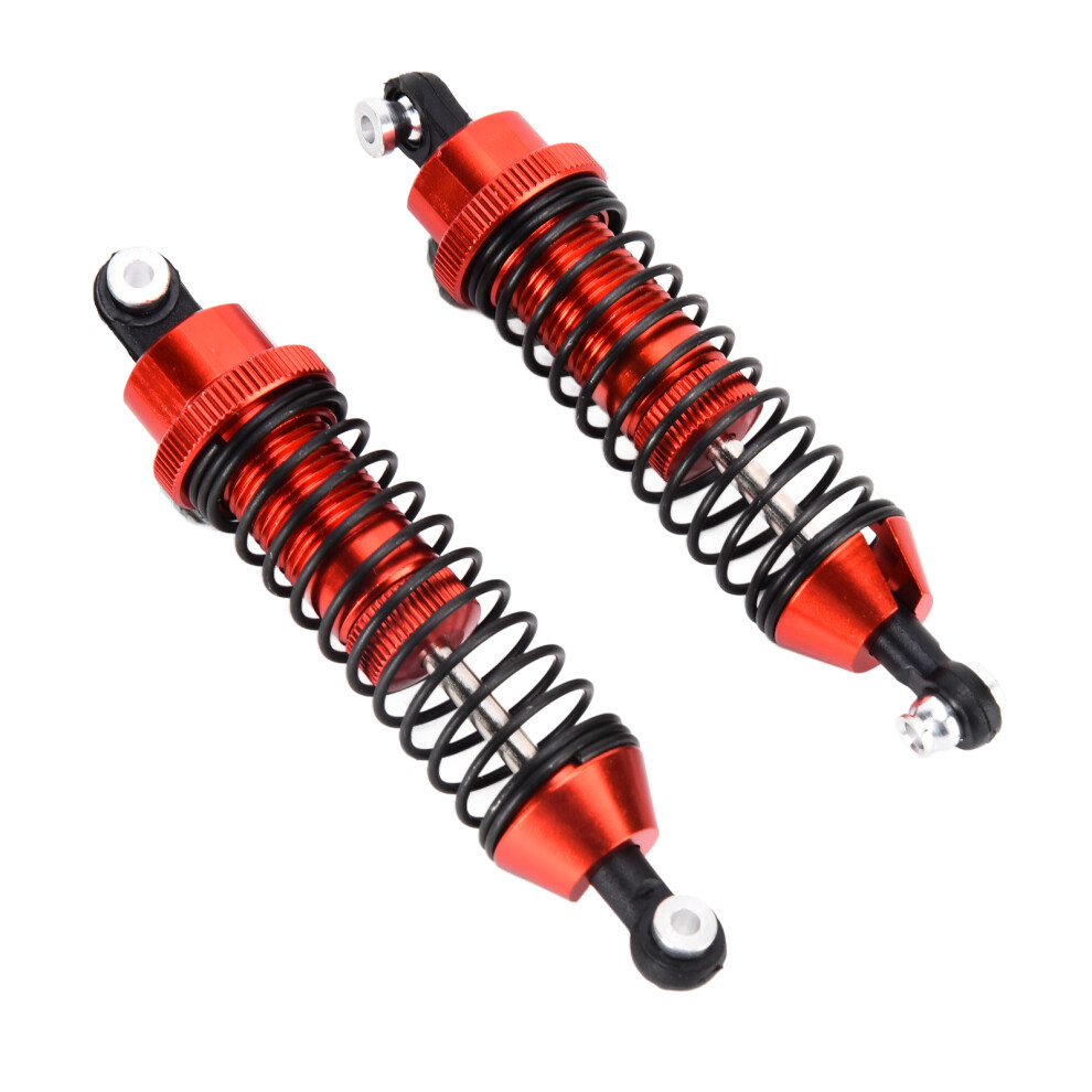 Upgrade 2Pcs 92Mm Shock Absorbers For 1/10 Rc Car Blackout Xte Xbe Parts Red 8191357978257
