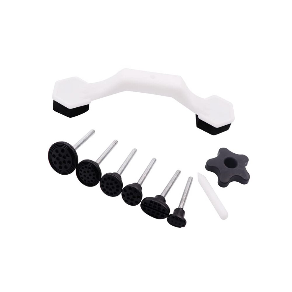 8Pcs Puller Tabs For Car Dent Removal, Paintless Dent Repair Tool, Sliver Bridge Dent Puller For Door Dings Hail Repair 9339159996591
