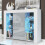 Creative Furniture Harbor Sideboard 97cm - White & Grey Gloss Doors 1