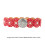 Practical Wide Disc Belt PU Leather Belt Adult-bronze white 2