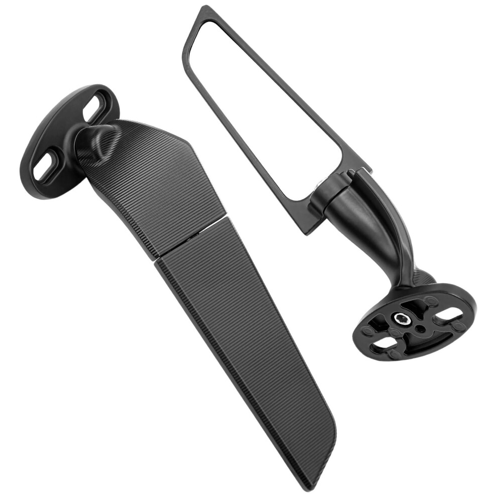 Rearview Mirror For Kawasaki Ninja 250 300 H2 H4 Motorcycle Adjustable Rotating Side Mirror 9354506690342