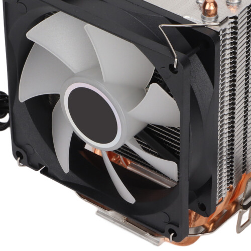 Refroidisseur de CPU à double ventilateur RVB 90x90x25mm 38 CFM 2