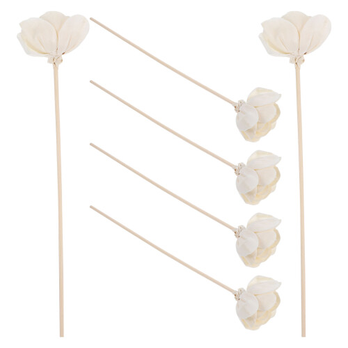 24Stk Khaki Blüten Diffuser Sticks Aus Holz Und Für Zuhause 1