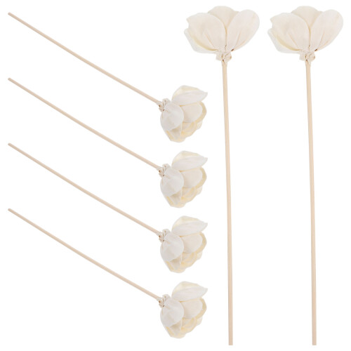 24Stk Khaki Blüten Diffuser Sticks Aus Holz Und Für Zuhause 2