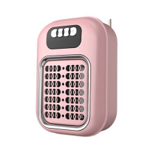 370W Space Heater, Wall Outlet Electric Space Heater as-Pink