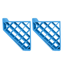 Space Saving Ski Board Wall Rack Sports Gears Organizers-L Blue