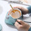 Water Cup Heating Pad For Coffee teas Hot Drinks Beverage-Blue 6