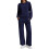 Women's two-piece tracksuit includes a sweatshirt-Navy Blue L 1