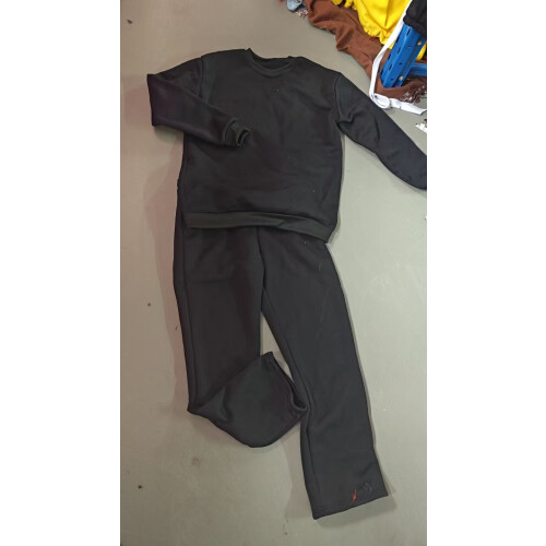 Women's two-piece tracksuit includes a sweatshirt-Navy Blue L 1