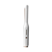 Iron Hair Straightener Hair Curler Fast Heating-UK White