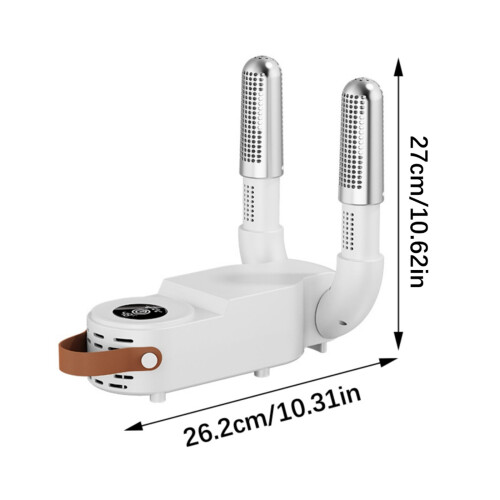 Space Saving Shoe Warmer Ceramic Heating System-White Color 1