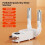 Space Saving Shoe Warmer Ceramic Heating System-White Color 4