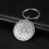 Scripture Engraved Keychain Sturdy Stainless Steel Christian 6