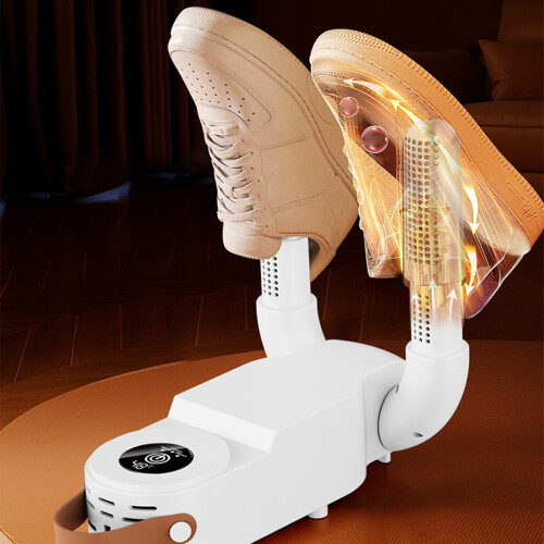 Space Saving Shoe Warmer Ceramic Heating System-White Color 2