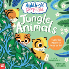 Night Night Sleep Tight Jungle Animals by Lucy Rowland Paperback Book