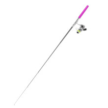 Mini Pen Shaped Folding Fishing Rod with Reel, Purple, 94cm