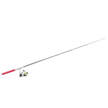 Portable Mini Pen Shape Fishing Rod Combo, Red, 20cm Storage, 94cm Length