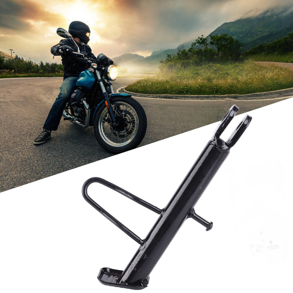 18Cm Stainless Steel Motorcycle Kickstand Foot Support Nonslip Black 6931357983996