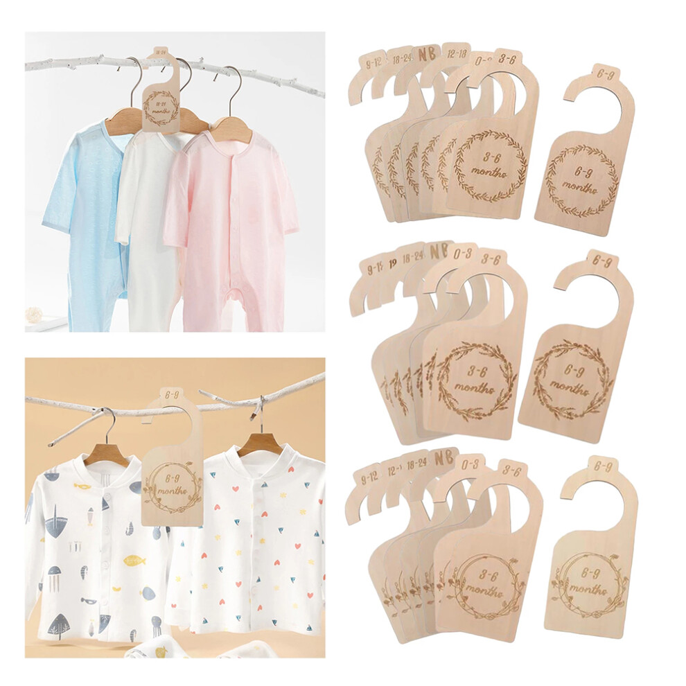 7Pcs Wooden Baby Closet Organizers Wardrobe Dividers, 18x8cm-image-OPC-PMR7JV7-NEW